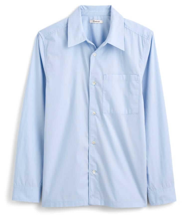 madewell straight-hem shirt