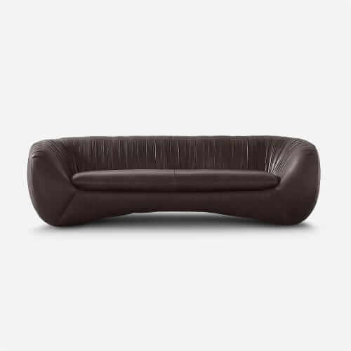 CB2 Cecil Leather Sofa