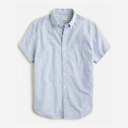 J.Crew Short-Sleeve Seersucker Shirt