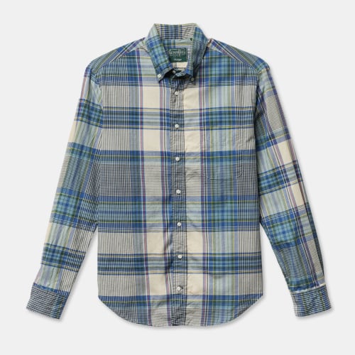 Gitman Vintage Archive madras shirt