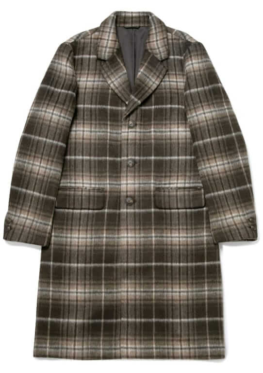 Saturdays NYC Plaid topcoat