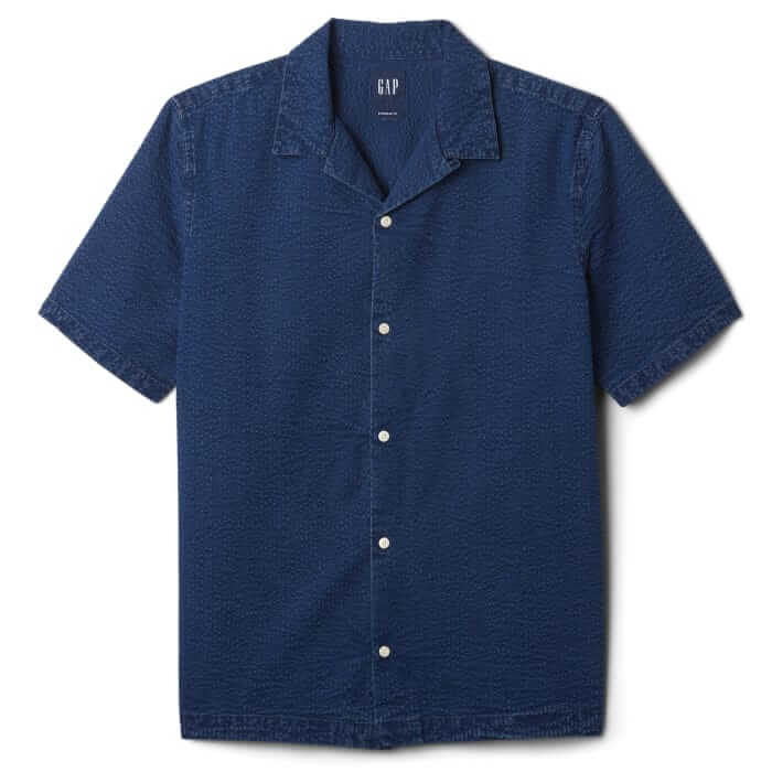 Gap Washed seersucker shirt