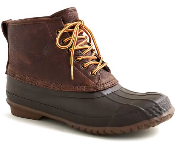 J.Crew Tumbled leather duck boot