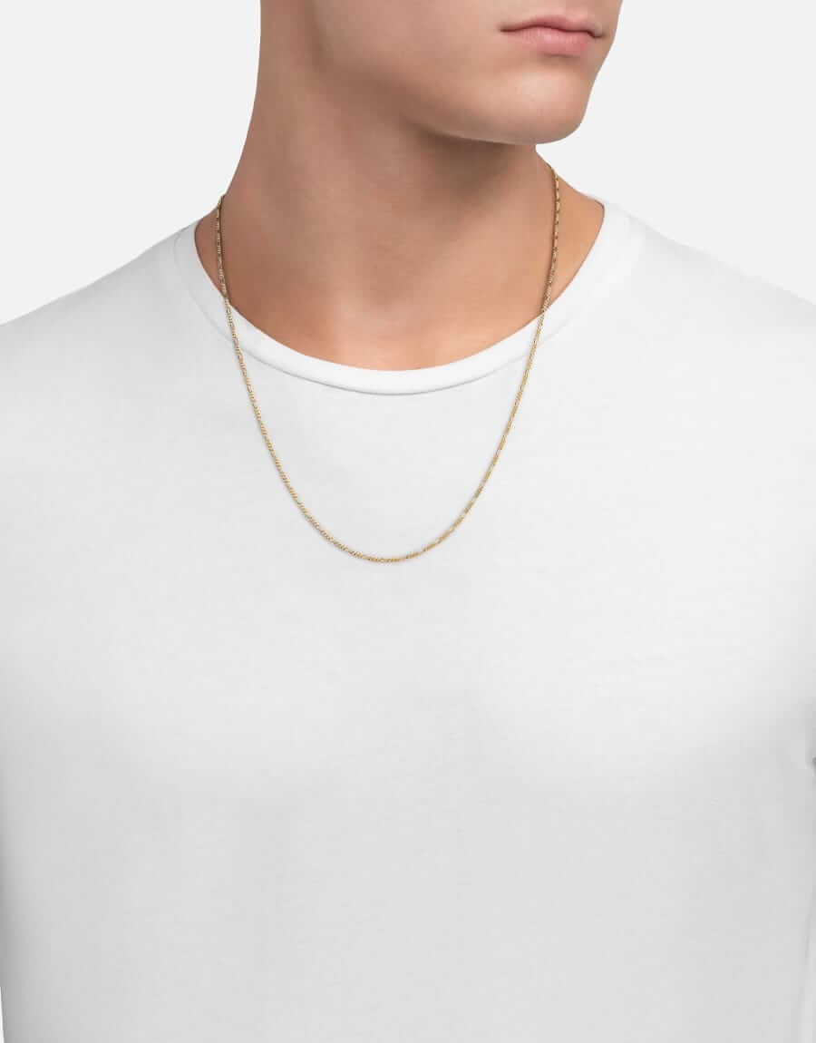Miansai 2mm Figaro chain necklace