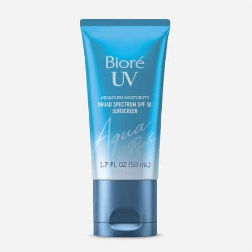 biore aqua rich moisturizer spf 50