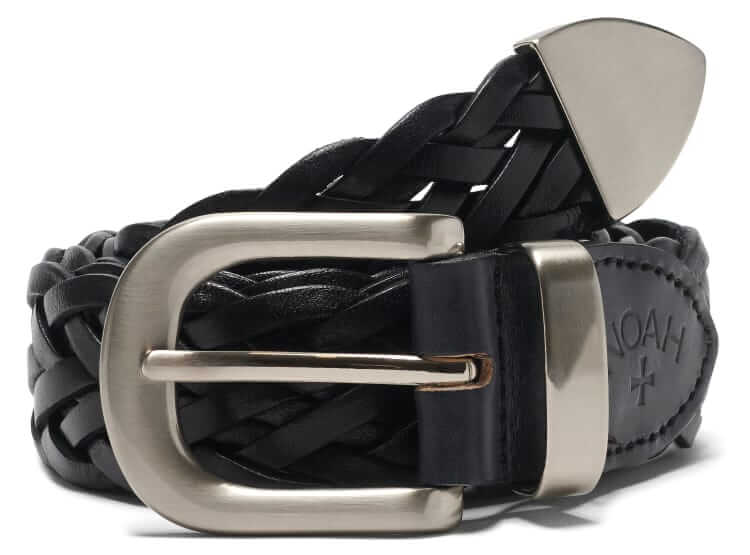 noah braided leather belt