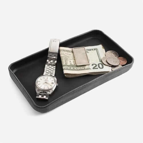 Billy Kirk Leather valet tray