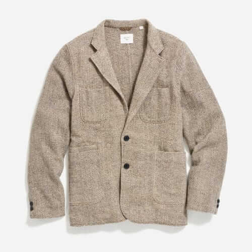 Billy Reid Lightweight herringbone jacket
