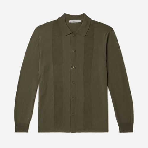 Mr P. ribbed wool shirt