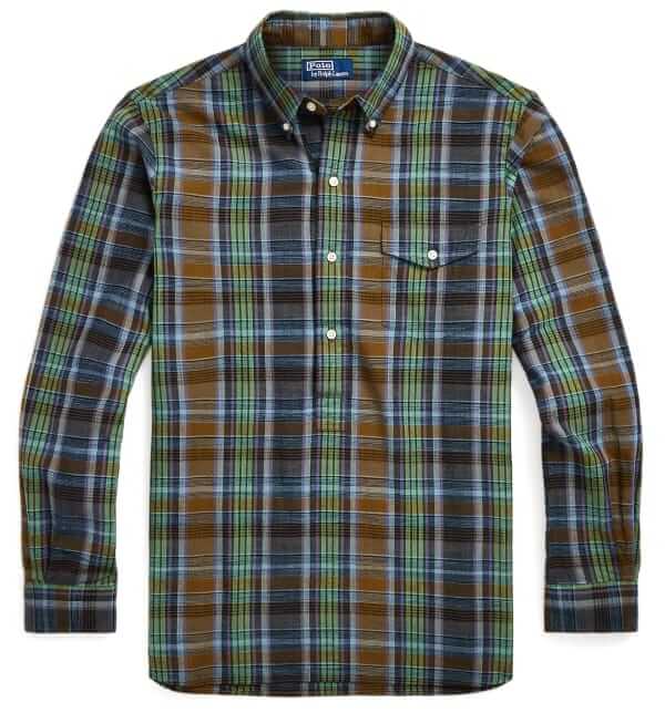 ralph lauren madras shirt