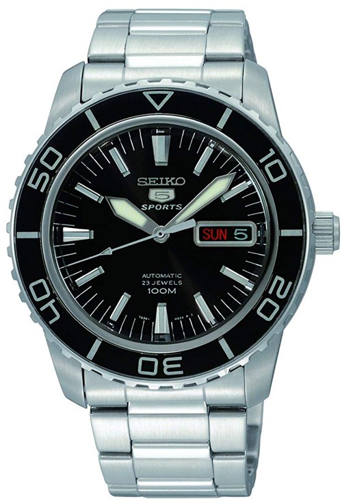 Seiko 5 Automatic Black Dial Watch