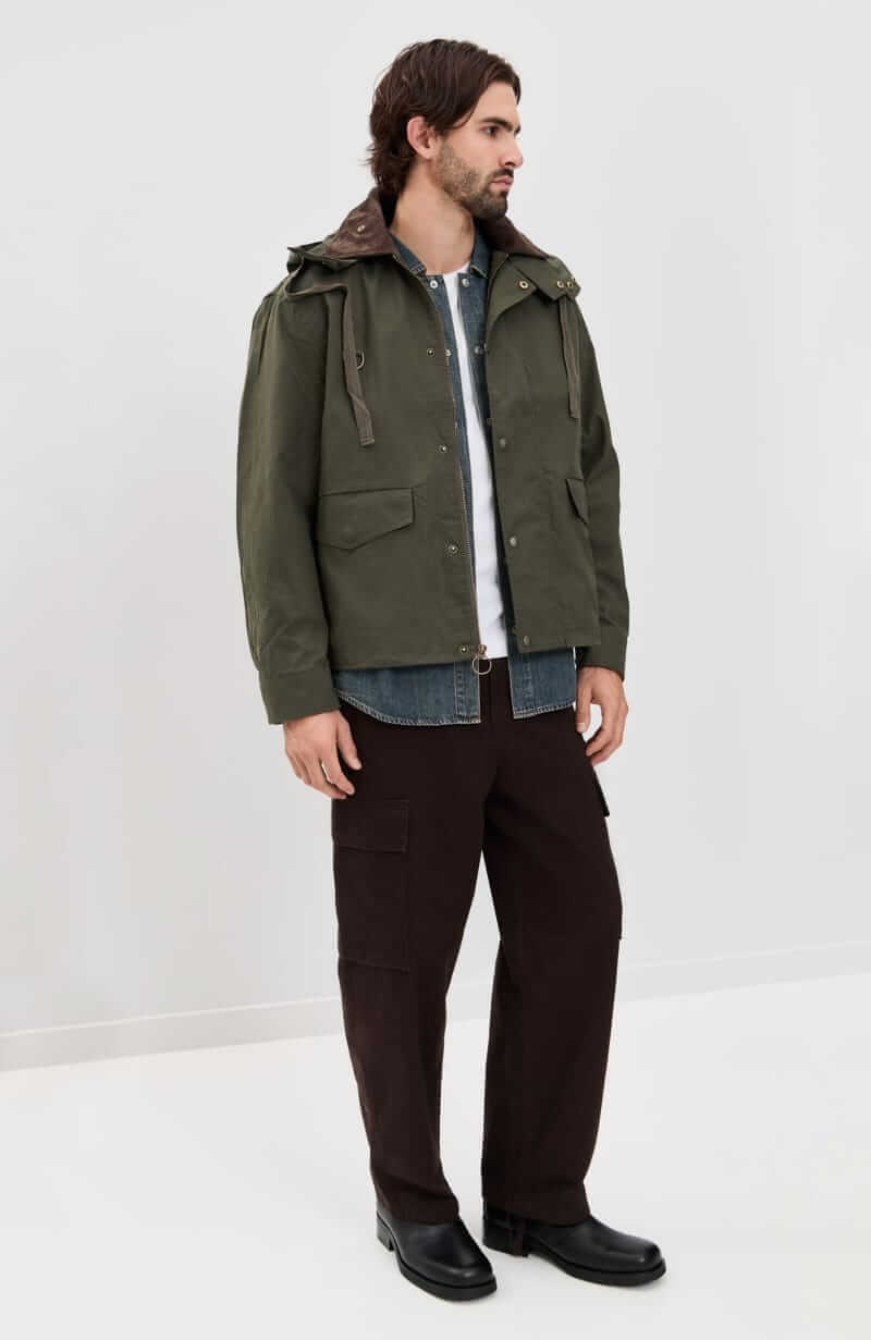 alex mill aberg waxed utility jacket