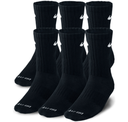 Nike Dri-Fit Six Pack Socks