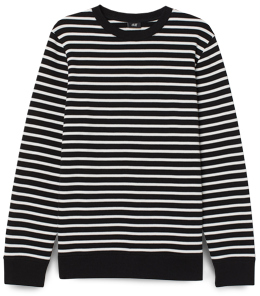 H&M Striped Sweatshirt