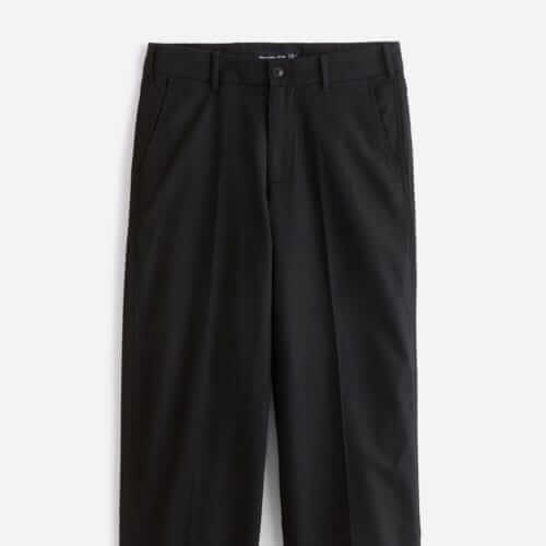 Abercrombie & Fitch Linen-blend baggy trouser