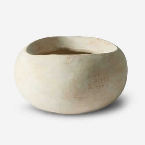West Elm Chloe textured stone planter
