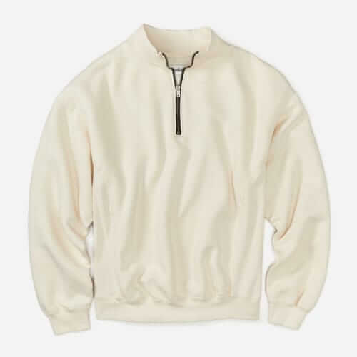 Trumbull vintage wash quarter-zip sweatshirt