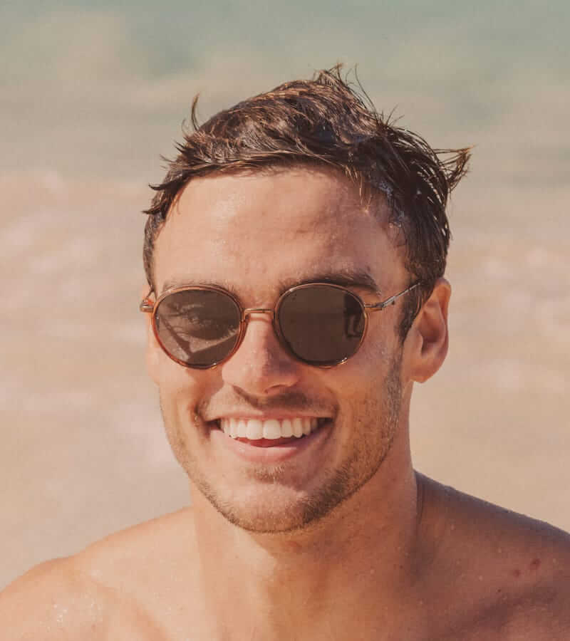 Sunski Baia wire tortoise sunglasses