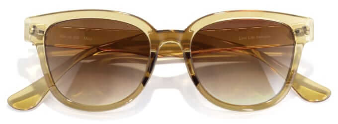 Sunski Miho seaweed sepia sunglasses