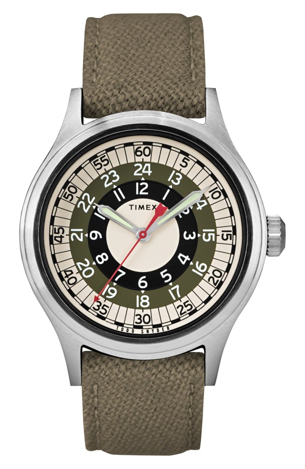 Timex x Todd Snyder The Mod Fabric Strap Watch