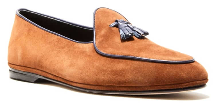 todd snyder x rubinacci suede loafer