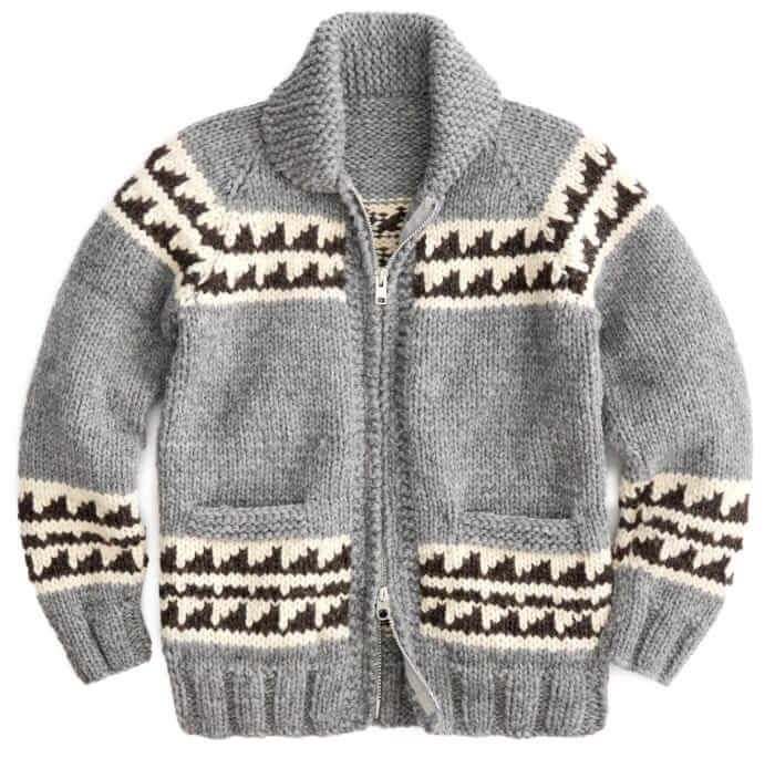 Todd Snyder Hand-knit zip cardigan