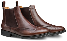 Moral Code Maxwell Brogued Chelsea Boots