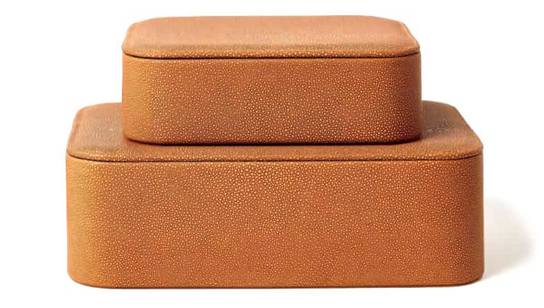 Studio McGee for Target Faux shagreen boxes