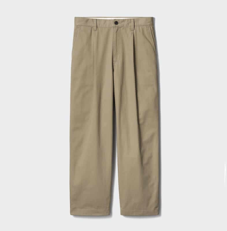 JW Anderson x UNIQLO Pleated wide chino