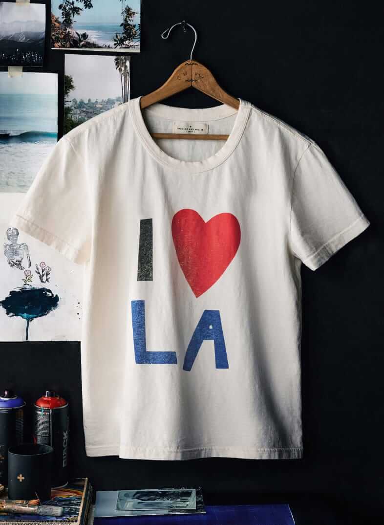 imogene + willie I Love L.A. tee