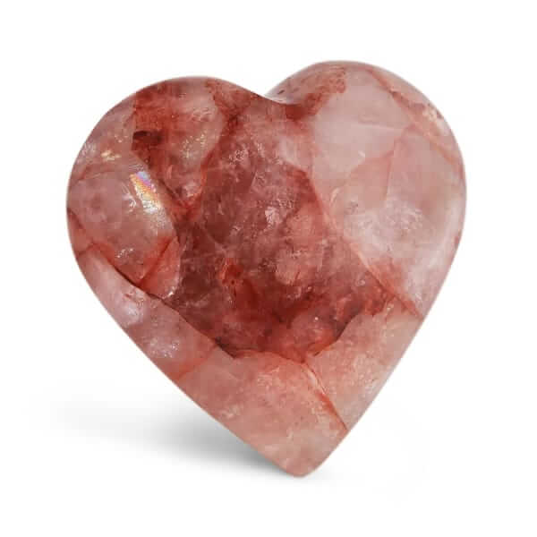 Moonrise Crystals Hematite quartz heart