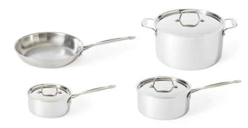 Goldilocks Stainless steel cookware set