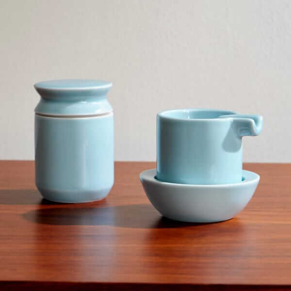 Houseplant Ceramic ashtray and stash jar set