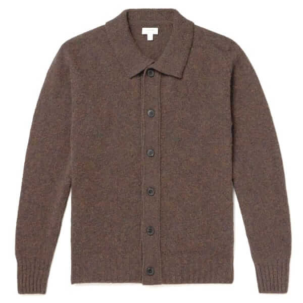 Sunspel Shetland wool cardigan