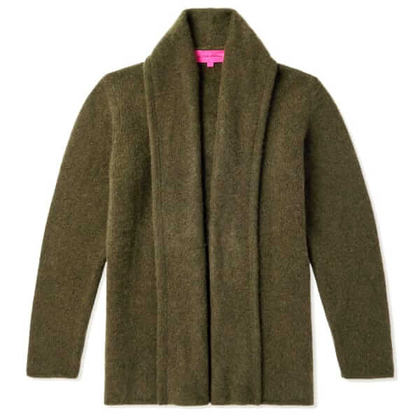 The Elder Statesman Shawl-collar cashmere cardigan