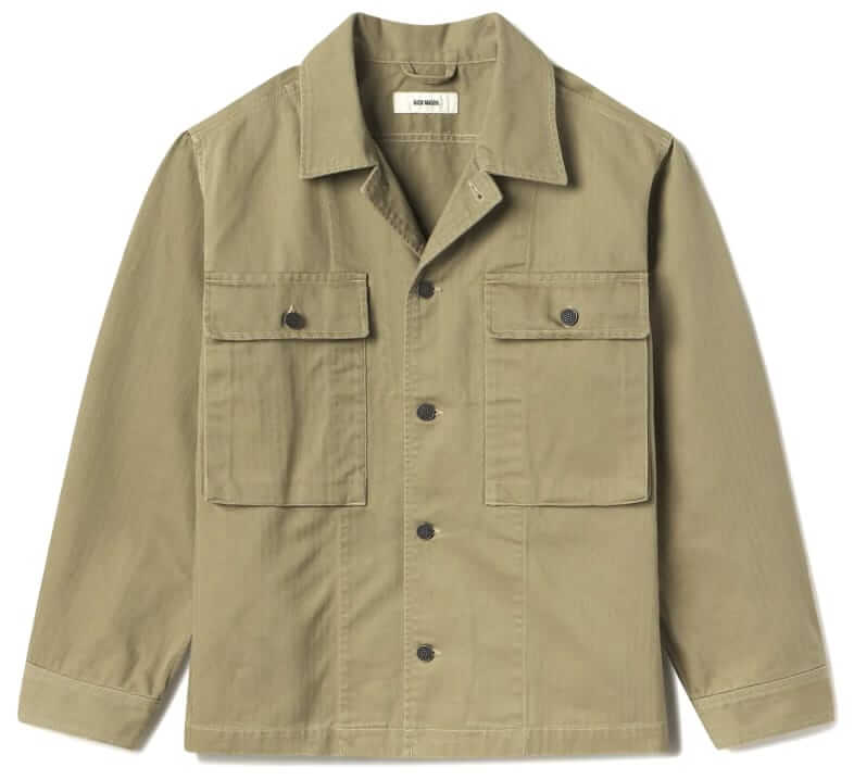 Buck Mason Herringbone Twill Fatigue Shirt