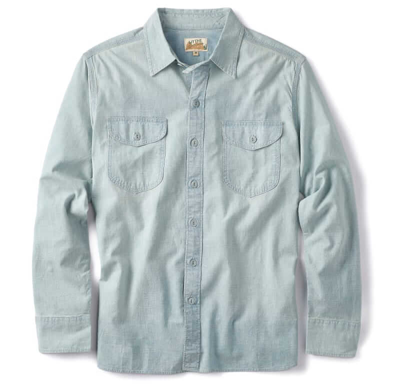 Wythe Sunfaded chambray shirt