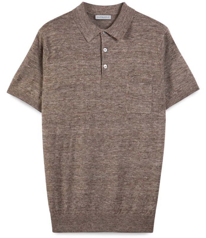 Suitsupply Knit Linen Polo