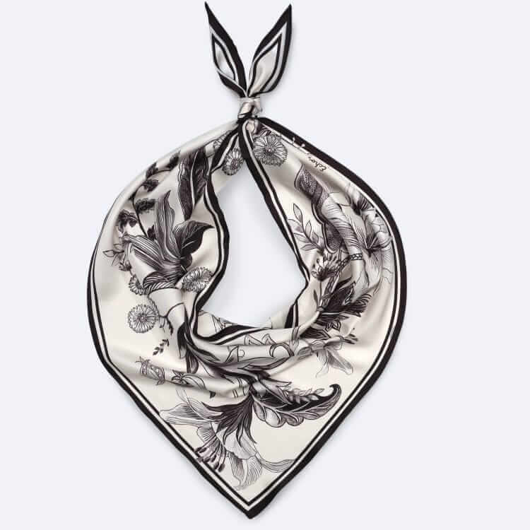 Echo New York Sunkissed silk triangle scarf