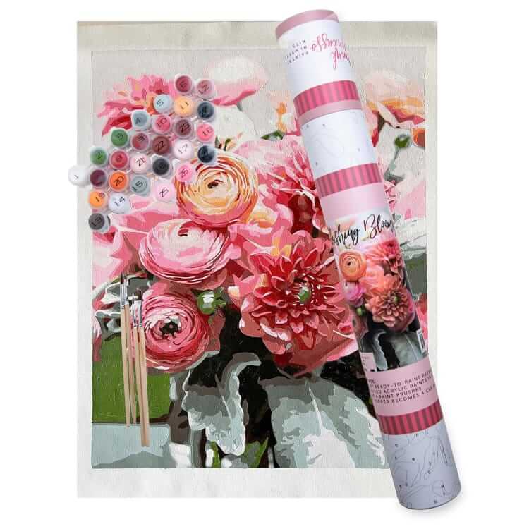 pink picasso paint-by-number kit