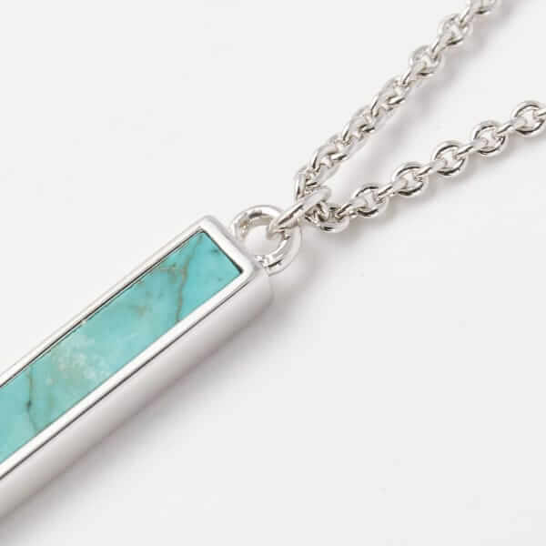 j.Bee Silver Turquoise Pendant