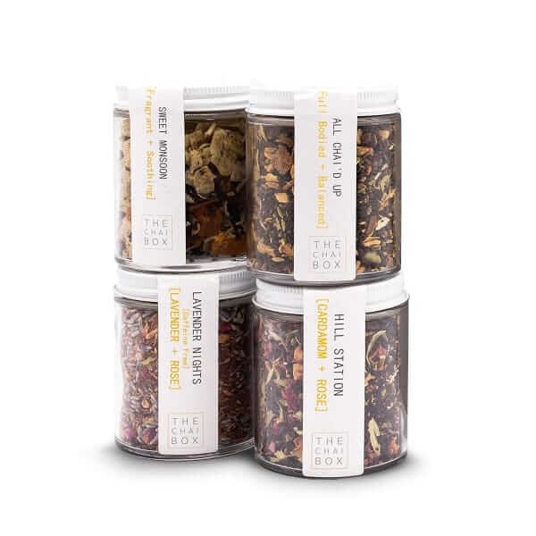 The Chai Box Hand-blended tea set