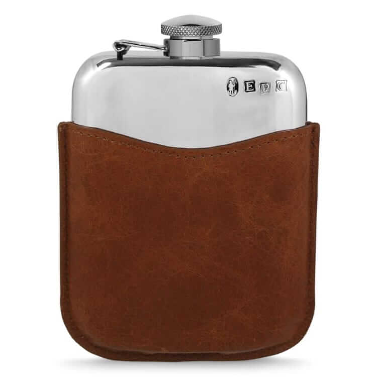 sheffield pewter flask