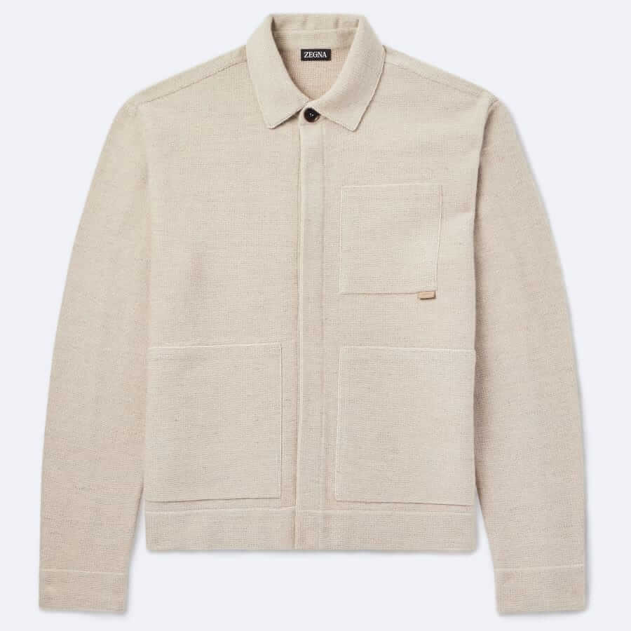 Zegna Knit chore jacket