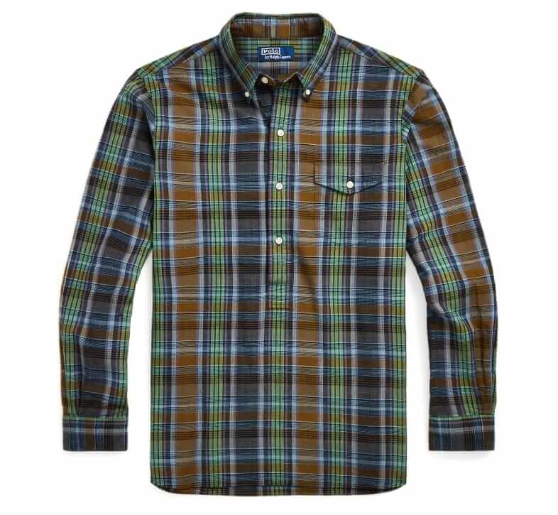 polo ralph lauren madras shirt