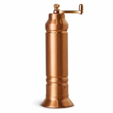 heart & hand copper pepper grinder