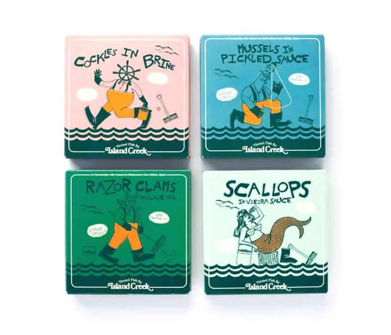 Island Creek Oysters Tinned Fish Variety Pack