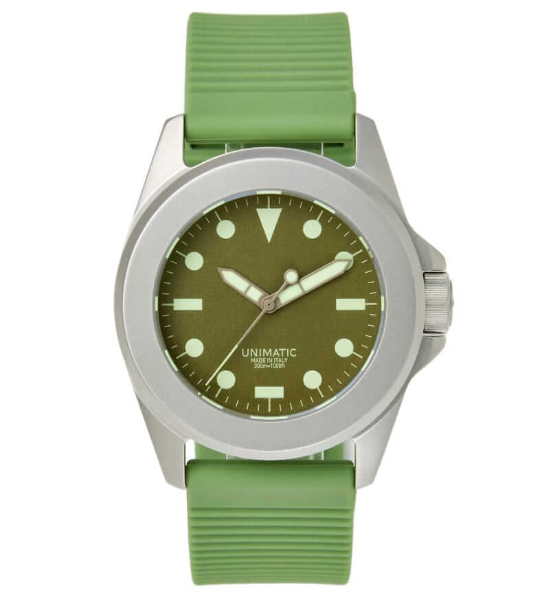 Unimatic x Huckberry U4S-HG Redwood Watch