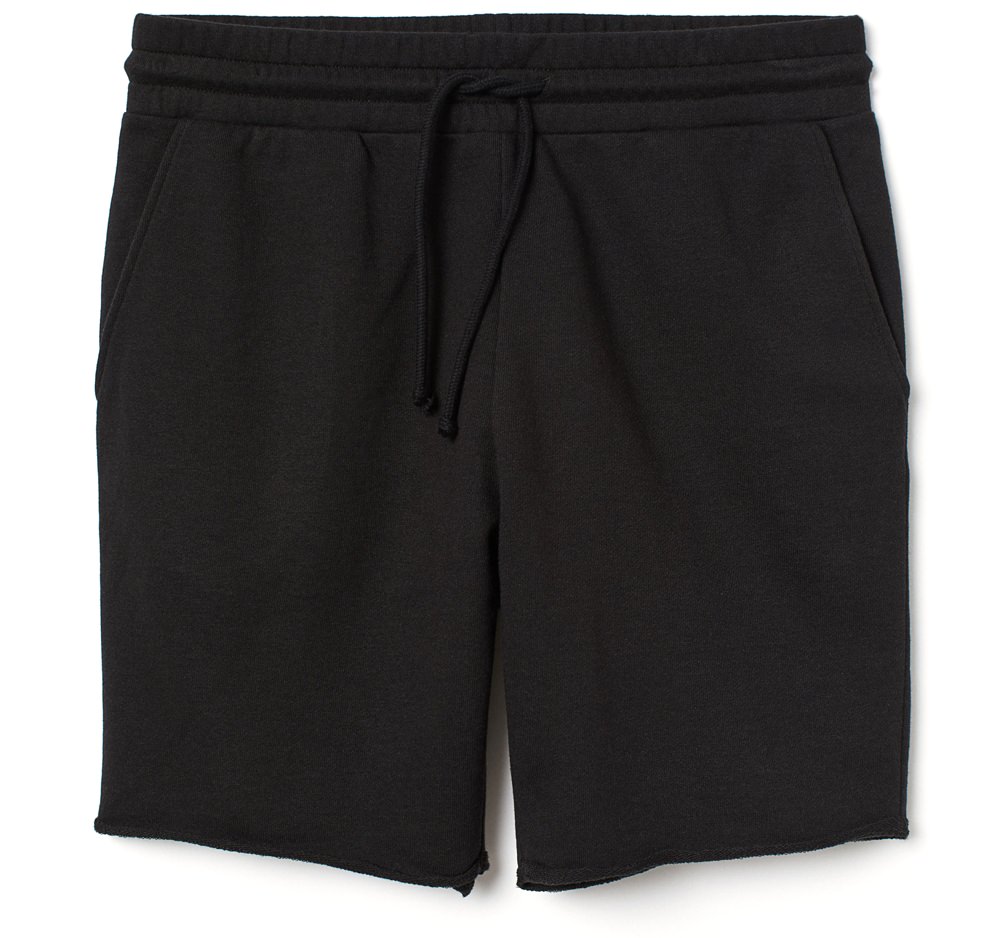 H&M Raw-Edge Sweat Shorts