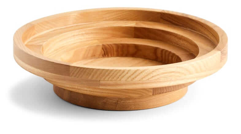 Crate & Barrel x Molly Baz Wooden Fruit Bowl